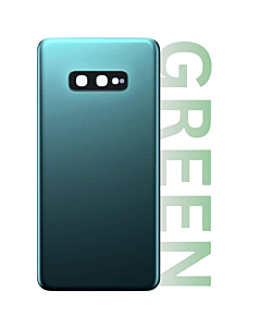 Samsung SM-G970 Galaxy S10e Rear Glass With Adhesive & Camera Lens - Prism Green