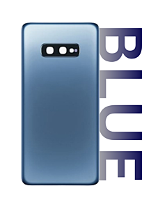 Samsung SM-G970 Galaxy S10e Rear Glass With Adhesive & Camera Lens - Prism Blue