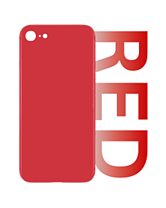 iPhone 8 Rear Glass (Big Hole) - Red