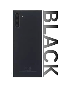 Samsung SM-N970 Galaxy Note 10 Rear Glass With Camera Lens Aura Black