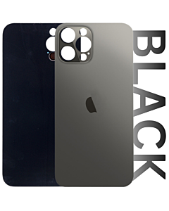 iPhone 12 Pro Max  Premium Aftermarket Rear Glass Black