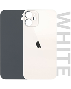 iPhone 12 Mini  Premium Aftermarket Rear Glass White