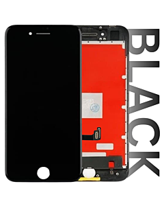 iPhone 8 Plus Aftermarket LCD Screen With Backplate - Black