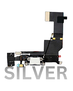 iPhone 5S Charging Port Flex Silver