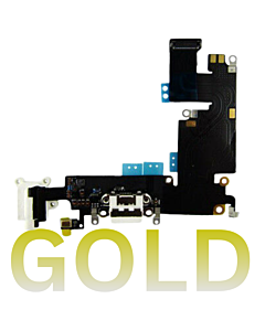iPhone 6 Plus Charging Port Flex Gold Pull Out