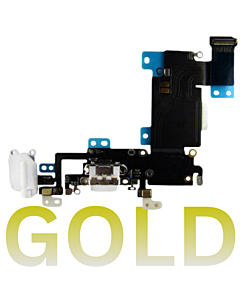 iPhone 6S Plus Charging Port Flex Gold / Rose Gold Pull Out