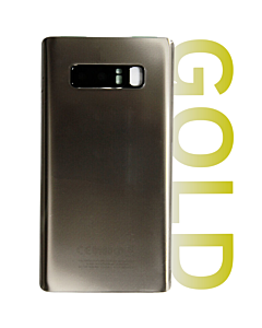 Samsung SM-N950 Galaxy Note 8 Rear Glass With Camera Lens Gold