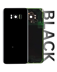 Samsung SM-G950 Galaxy S8 Rear Glass With Camera Lens Black