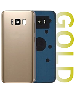 Samsung SM-G955 Galaxy S8 Plus Rear Glass With Camera Lens- Gold