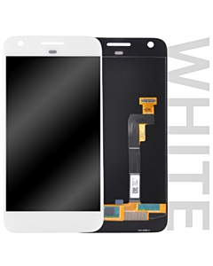 Pixel LCD and Digitizer Touch Screen Assembly - White