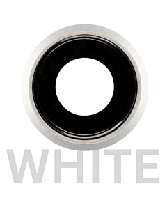 iPhone 7 / 8 Rear Camera lens With Bezel White