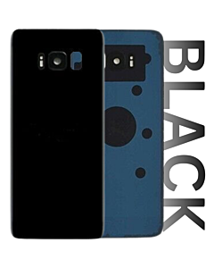 Samsung SM-G955 Galaxy S8 Plus Rear Glass With Camera Lens Black