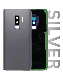 Samsung SM-G965 Galaxy S9 Plus Rear Glass With Camera Lens Silver