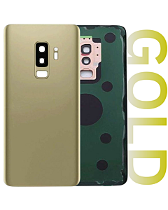 Samsung SM-G965 Galaxy S9 Plus Rear Glass With Camera Lens Gold