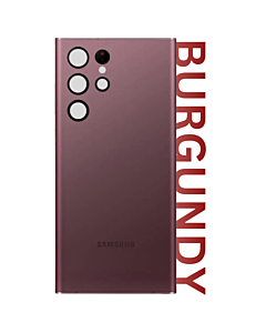 Samsung SM-S908 Galaxy S22 Ultra Rear Cover With Camera Lens Burgandy
