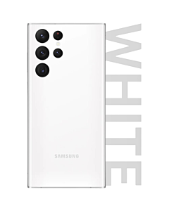 Samsung SM-S908 Galaxy S22 Ultra Rear Cover With Camera Lens Phantom White