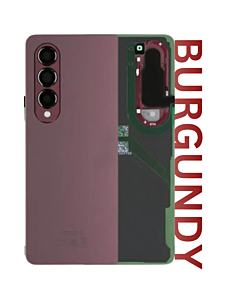 Samsung SM-F936 Galaxy Z Fold 4 Rear Cover With Camera Lens Burgandy