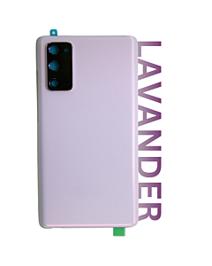 Samsung SM-G780 / G781 Galaxy S20 FE Rear Glass With Camera Lens Cloud Lavender