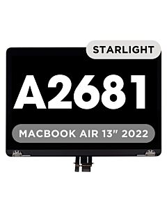 Macbook Air 13" A2681 Complete LCD Display Gold