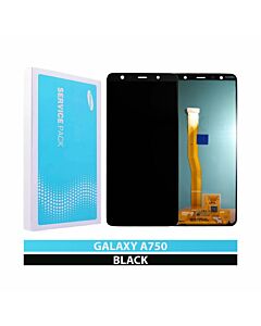 Samsung SM-A750 Galaxy A7 2018 Service Pack LCD Display Black