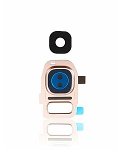 Samsung SM-G930 Galaxy S7 Rear Camera Lens with Cover Bezel Ring Gold
