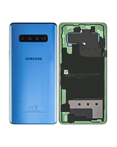 Samsung SM-G975 Galaxy S10 Plus Rear Glass With Adhesive & Camera Lens - Prism Blue