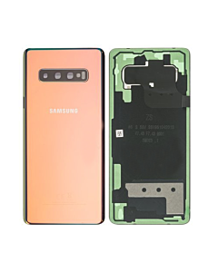 Samsung SM-G975 Galaxy S10 Plus Rear Glass With Adhesive & Camera Lens - Canary Yellow