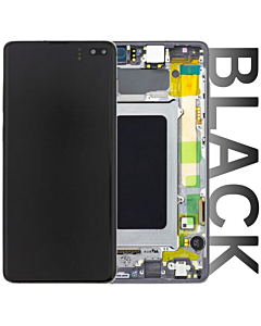 Samsung SM-G975 Galaxy S10 Plus Service Pack LCD Display Replacement Prism Black