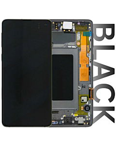 Samsung SM-G973 Galaxy S10 Service Pack LCD Display Replacement Prism Black