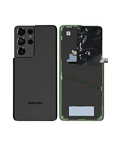 Samsung SM-G998 Galaxy S21 Ultra Rear Cover With Camera Lens Phantom Black