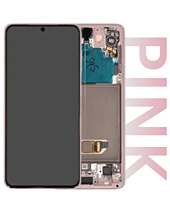 Samsung SM-G991 Galaxy S21 5G Service Pack LCD Display Replacement Pink