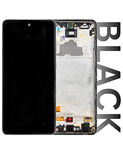 Samsung SM-A725 Galaxy A72 Service Pack LCD Display Replacement Black