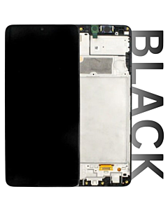 Galaxy A22 4G A225 Service Pack LCD Display Replacement Black
