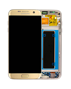 Samsung SM-G935 Galaxy S7 Edge Service Pack LCD Display Replacement Gold