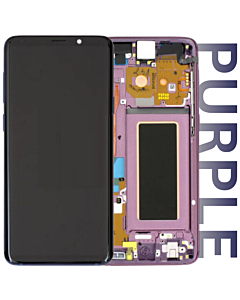 Samsung SM-G965 Galaxy S9 Plus Service Pack LCD Display Replacement Purple