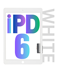 INTEC iPad 6 (2018) Digitizer Touch Panel White Standard