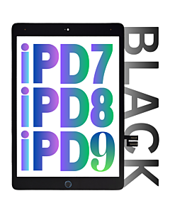 INTEC iPad 7 (2019) / 8 (2020) / 9 (2021) Digitizer Touch Panel Black Standard