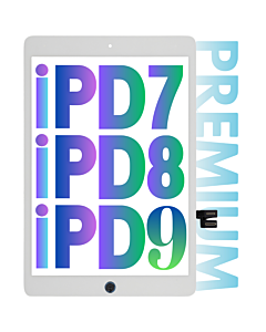 INTEC iPad 7 (2019) / 8 (2020) / 9 (2021) Digitizer Touch Panel White Premium