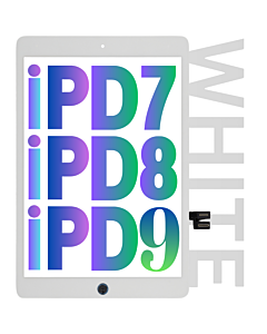INTEC iPad 7 (2019) / 8 (2020) / 9 (2021) Digitizer Touch Panel White Standard