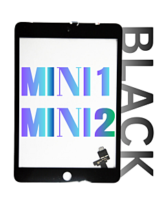 INTEC iPad Mini 1/2 Digitizer Touch Panel Black Standard