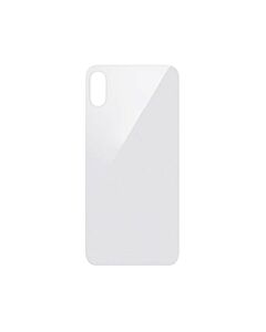 iPhone XS Max Rear Glass (big Hole) - White