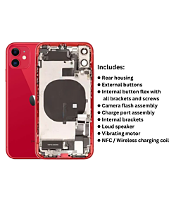 iPhone 11 Original Housing Pull Out Red