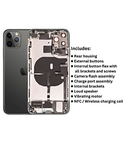 iPhone 11 Pro Max Original Housing Pull Out Black