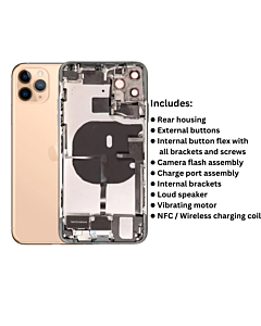 iPhone 11 Pro Max Original Housing Pull Out Gold