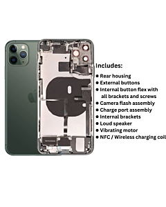 iPhone 11 Pro Max Original Housing Pull Out Green