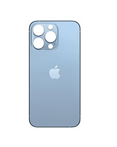iPhone 13 Pro Max Rear Glass Premium Aftermarket  - Blue (Big Hole)