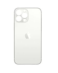 iPhone 13 Pro Max Rear Glass Standard Aftermarket (Big Hole) - Silver