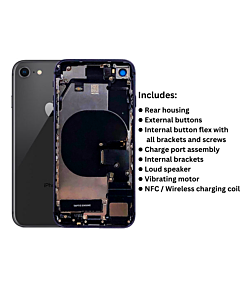 iPhone 8 Original Housing Pull Out Black