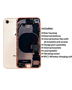 iPhone 8 Original Housing Pull Out Gold