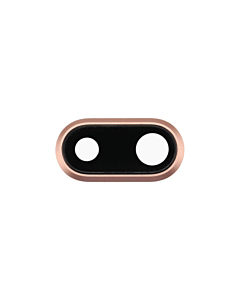 iPhone 7 Plus / 8 Plus Rear Camera Lens With Bezel Gold